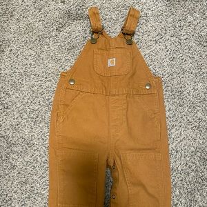 Carhartt Baby Overalls Brown 18 months